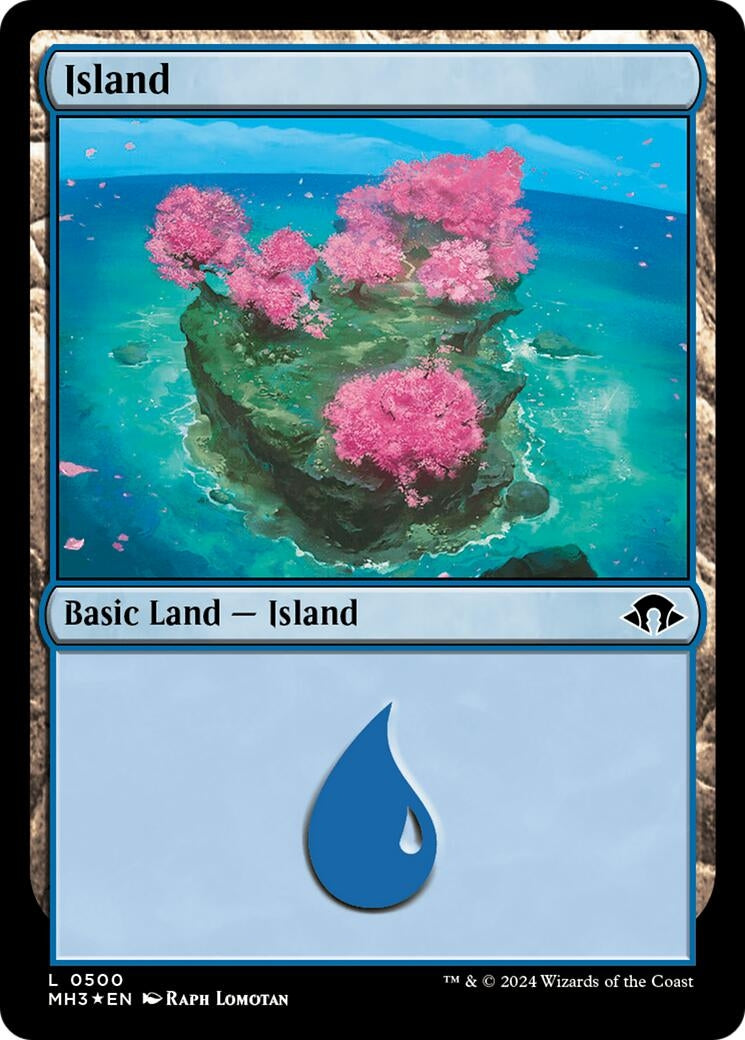 Image for Island (0500) (Ripple Foil) (Modern Horizons 3) (500) - Magic: The Gathering
