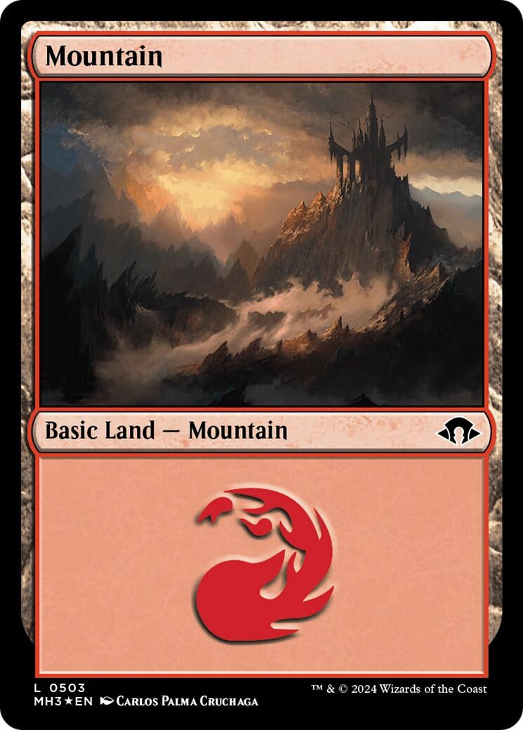 Image for Mountain (0503) (Ripple Foil) (Modern Horizons 3) (503) - Magic: The Gathering