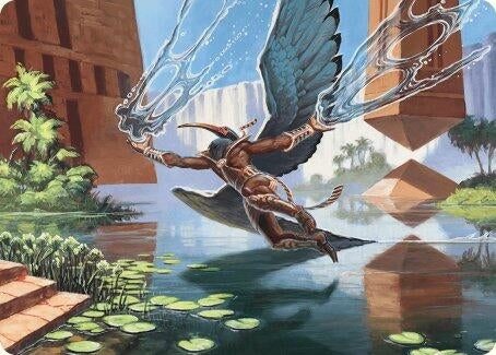 Image for Nadu, Winged Wisdom Art Card (Art Series: Modern Horizons 3) (14) - Magic: The Gathering