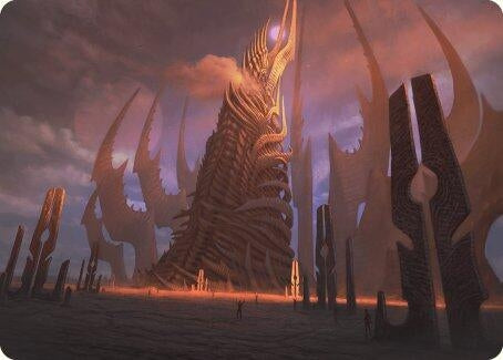 Image for Phyrexian Tower Art Card (Art Series: Modern Horizons 3) (23) - Magic: The Gathering