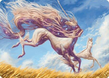 Image for Nyxborn Unicorn Art Card (Art Series: Modern Horizons 3) (1) - Magic: The Gathering