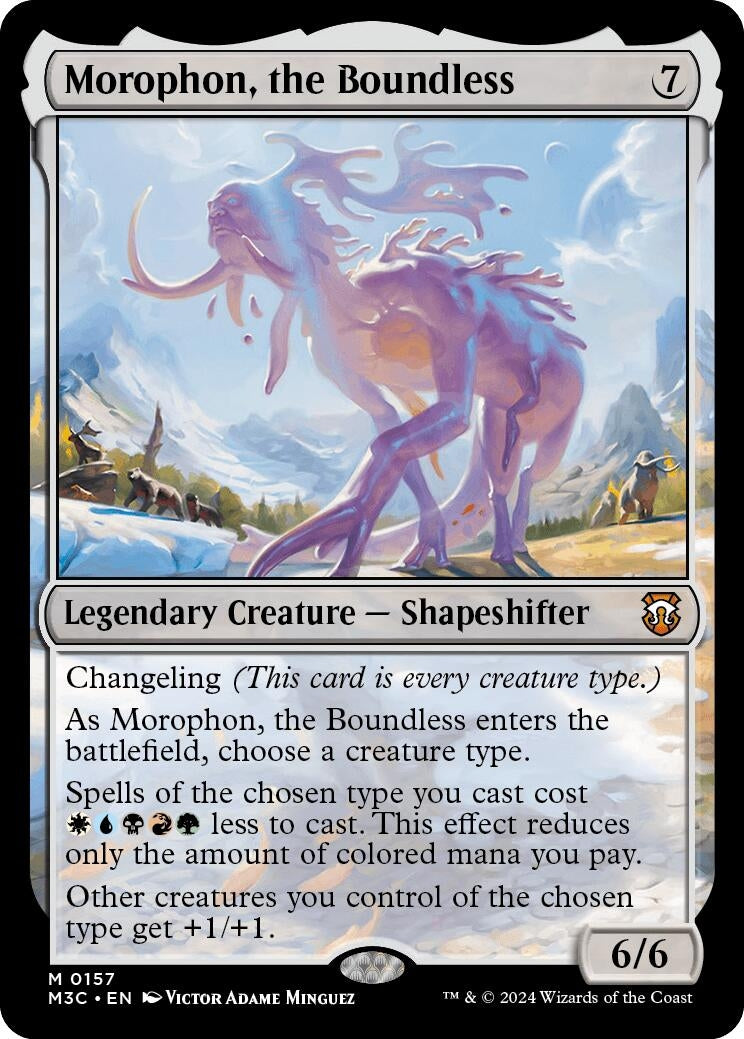 Image for Morophon, the Boundless (Ripple Foil) (Commander: Modern Horizons 3) (157) - Magic: The Gathering