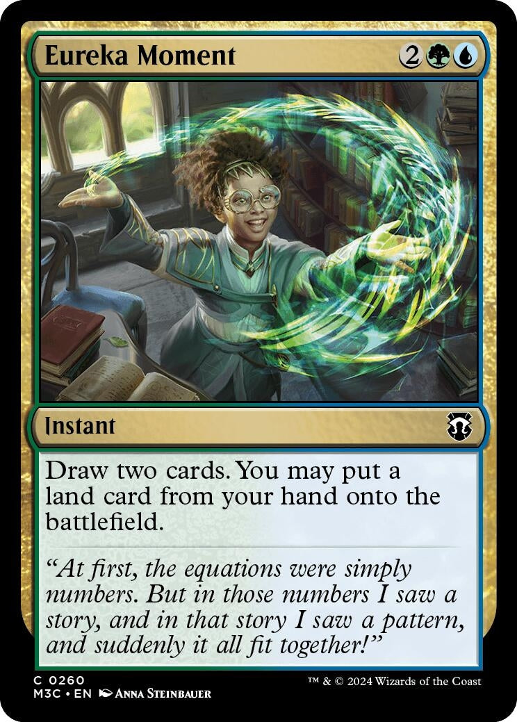 Image for Eureka Moment (Ripple Foil) (Commander: Modern Horizons 3) (260) - Magic: The Gathering