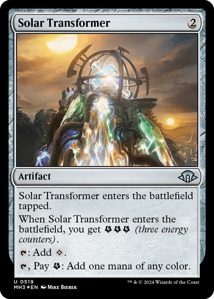 Image for Solar Transformer (Ripple Foil) (Modern Horizons 3) (519) - Magic: The Gathering