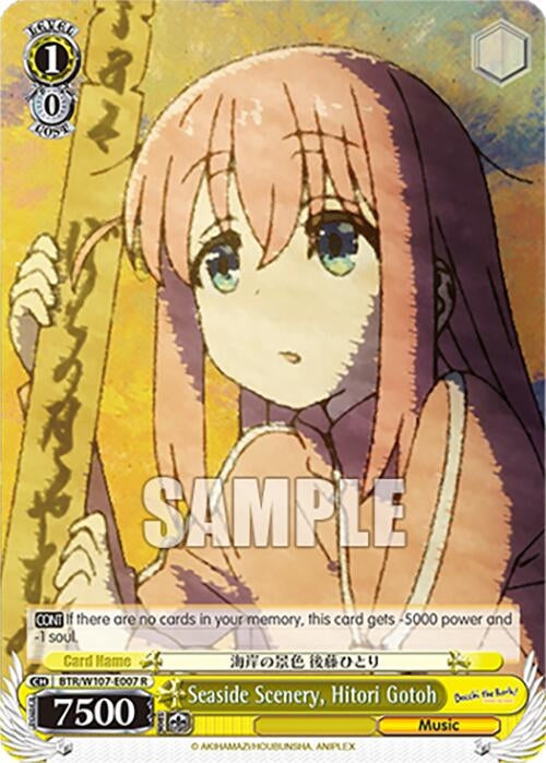 Image for Seaside Scenery, Hitori Gotoh (BOCCHI THE ROCK!) (BTR/W107-E007 R) - Weiss Schwarz
