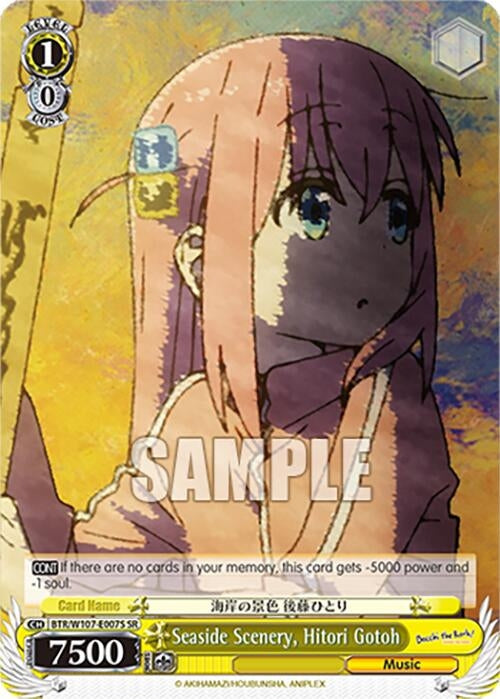 Image for Seaside Scenery, Hitori Gotoh (SR) (BOCCHI THE ROCK!) (BTR/W107-E007S SR) - Weiss Schwarz