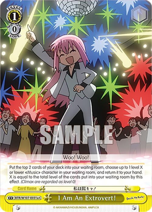 Image for I Am An Extrovert! (A) (BOCCHI THE ROCK!) (BTR/W107-E031a C) - Weiss Schwarz