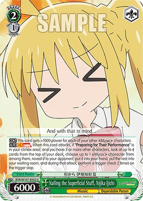 Image for Nailing the Superficial Stuff, Nijika Ijichi (BOCCHI THE ROCK!) (BTR/W107-E052 U) - Weiss Schwarz