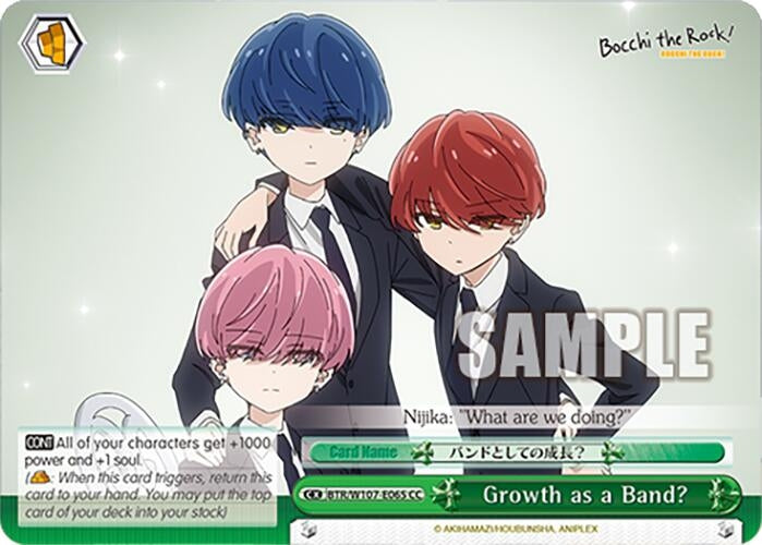 Image for Growth as a Band? (BOCCHI THE ROCK!) (BTR/W107-E065 CC) - Weiss Schwarz