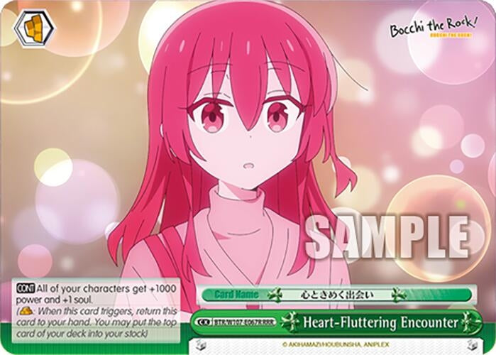 Image for Heart-Fluttering Encounter (RRR) (BOCCHI THE ROCK!) (BTR/W107-E067R RRR) - Weiss Schwarz