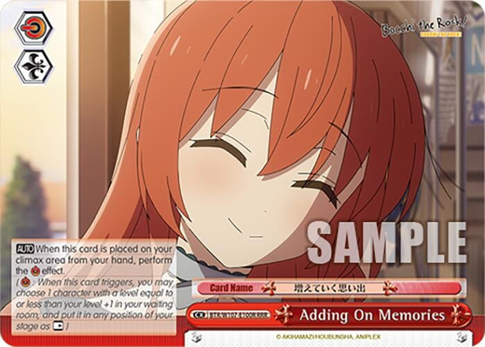 Image for Adding On Memories (RRR) (BOCCHI THE ROCK!) (BTR/W107-E100R RRR) - Weiss Schwarz