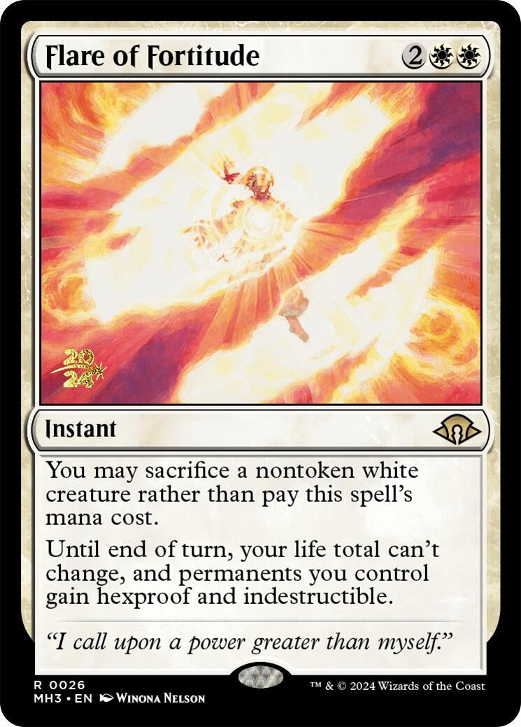 Image for Flare of Fortitude (Prerelease Cards) (26) - Magic: The Gathering