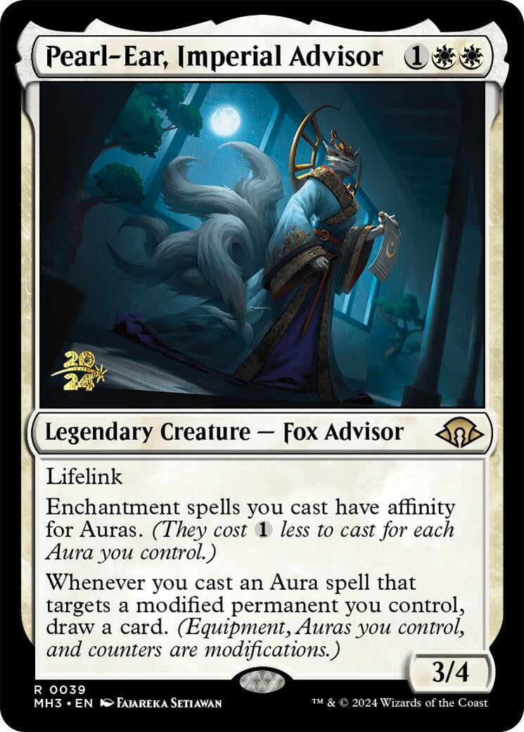 Image for Pearl-Ear, Imperial Advisor (Prerelease Cards) (39) - Magic: The Gathering