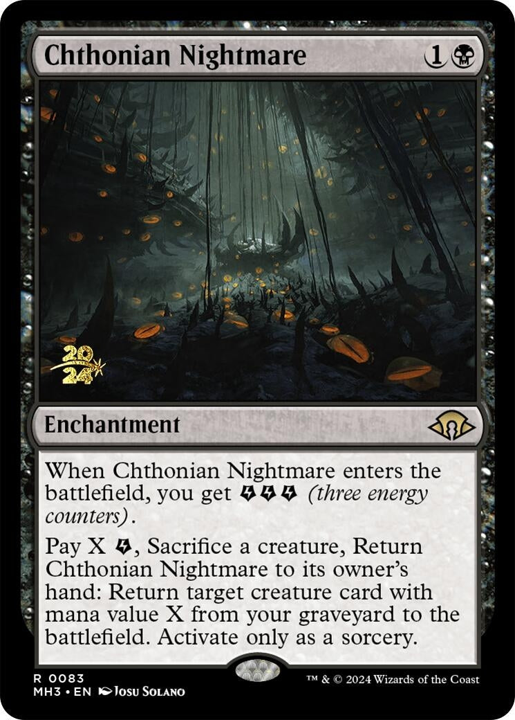 Image for Chthonian Nightmare (Prerelease Cards) (83) - Magic: The Gathering