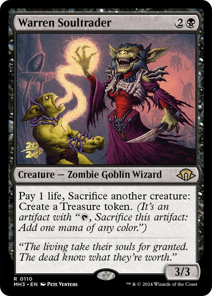 Image for Warren Soultrader (Prerelease Cards) (110) - Magic: The Gathering