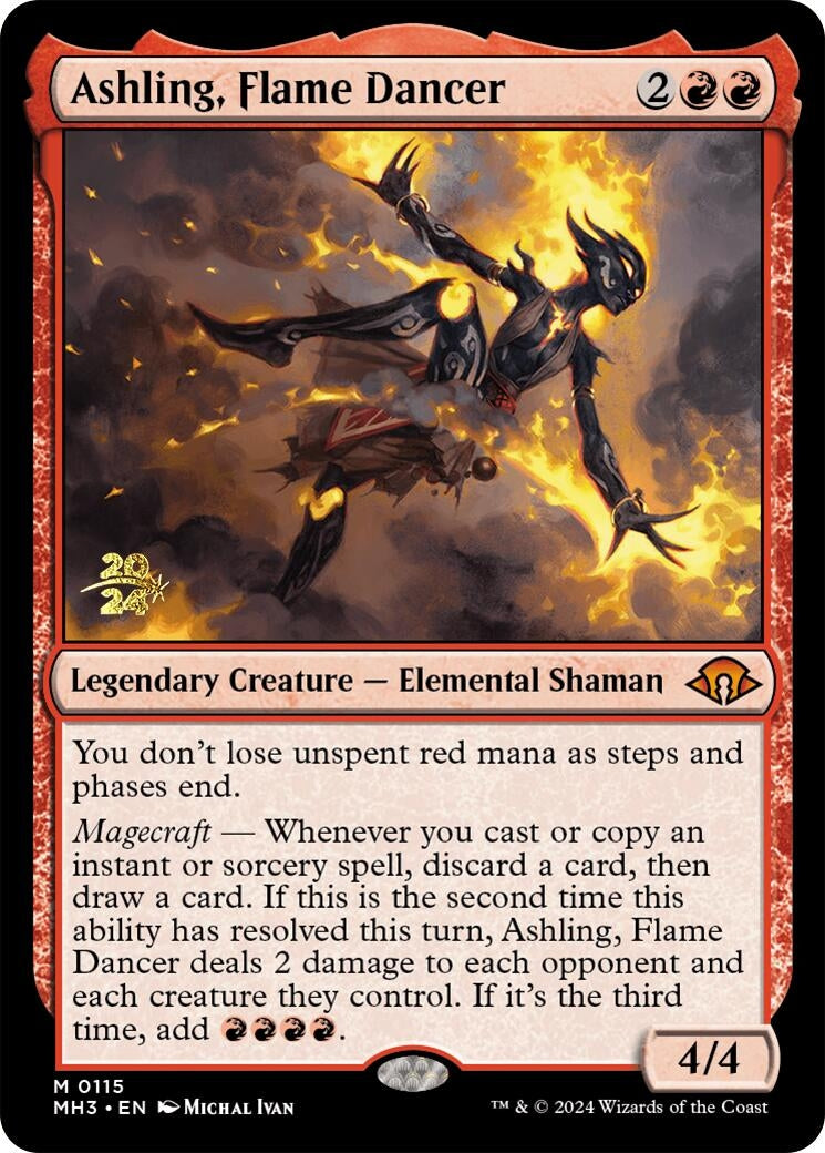Image for Ashling, Flame Dancer (Prerelease Cards) (115) - Magic: The Gathering