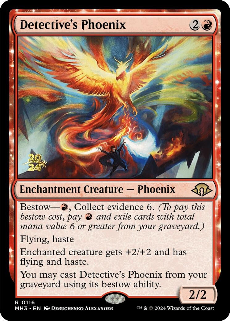 Image for Detective's Phoenix (Prerelease Cards) (116) - Magic: The Gathering