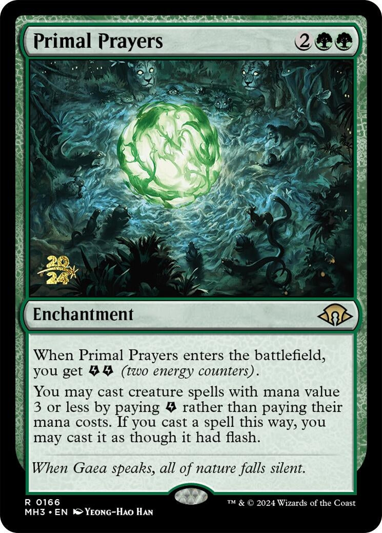 Image for Primal Prayers (Prerelease Cards) (166) - Magic: The Gathering