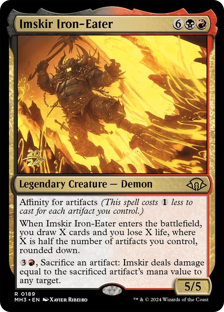 Image for Imskir Iron-Eater (Prerelease Cards) (189) - Magic: The Gathering