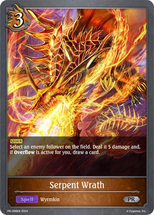 Image for Serpent Wrath (Shadowverse: Evolve Promo Cards) (PR-098EN) - Shadowverse: Evolve