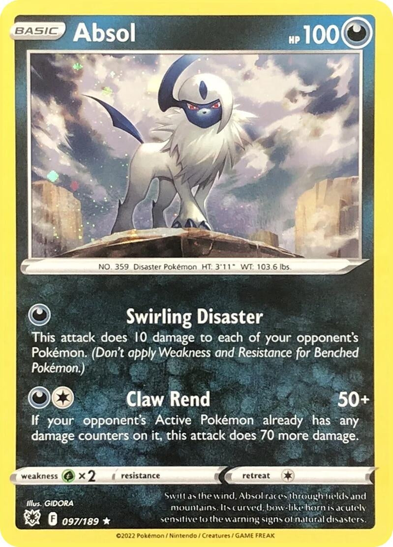 Image for Absol - 097/189 (Cosmos Holo) (Miscellaneous Cards & Products) (097/189) - Pokemon