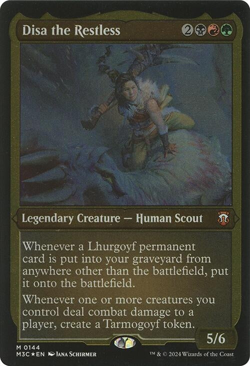 Image for Disa the Restless (Display Commander) - Thick Stock (Commander: Modern Horizons 3) (144) - Magic: The Gathering