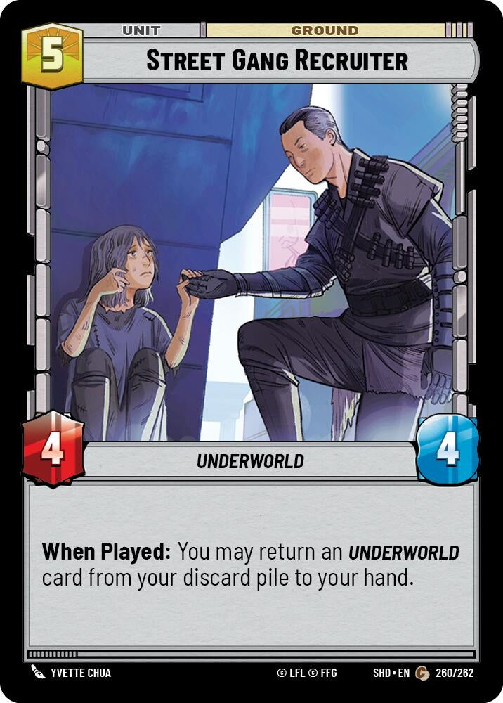 Image for Street Gang Recruiter (Shadows of the Galaxy) (260/262) - Star Wars: Unlimited