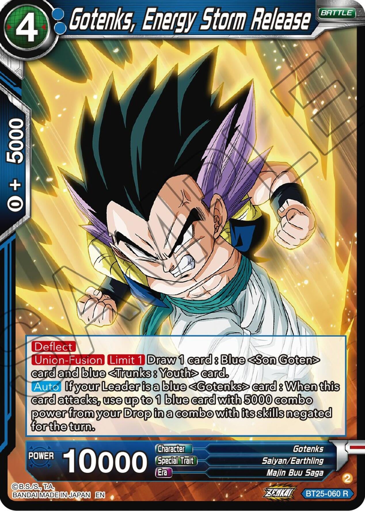 Image for Gotenks, Energy Storm Release (Legend of the Dragon Balls) (BT25-060) - Dragon Ball Super: Masters