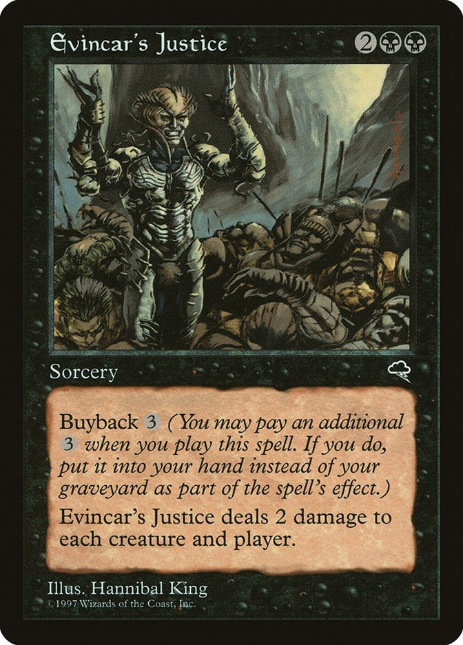 Image for Evincar's Justice (Tempest) (134) - Magic: The Gathering