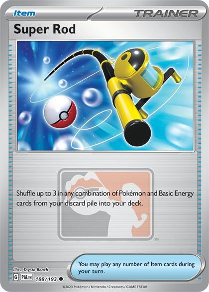 Image for Super Rod (League & Championship Cards) (188/193) - Pokemon