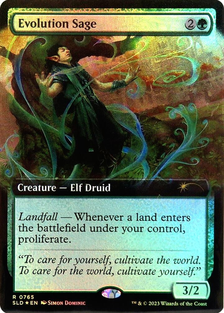Image for Evolution Sage (Extended Art) (Secret Lair Drop Series) (765) - Magic: The Gathering