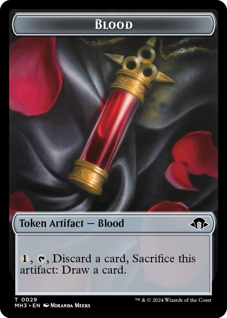 Image for Blood // Energy Reserve Double-Sided Token (Modern Horizons 3) (29 // 36) - Magic: The Gathering