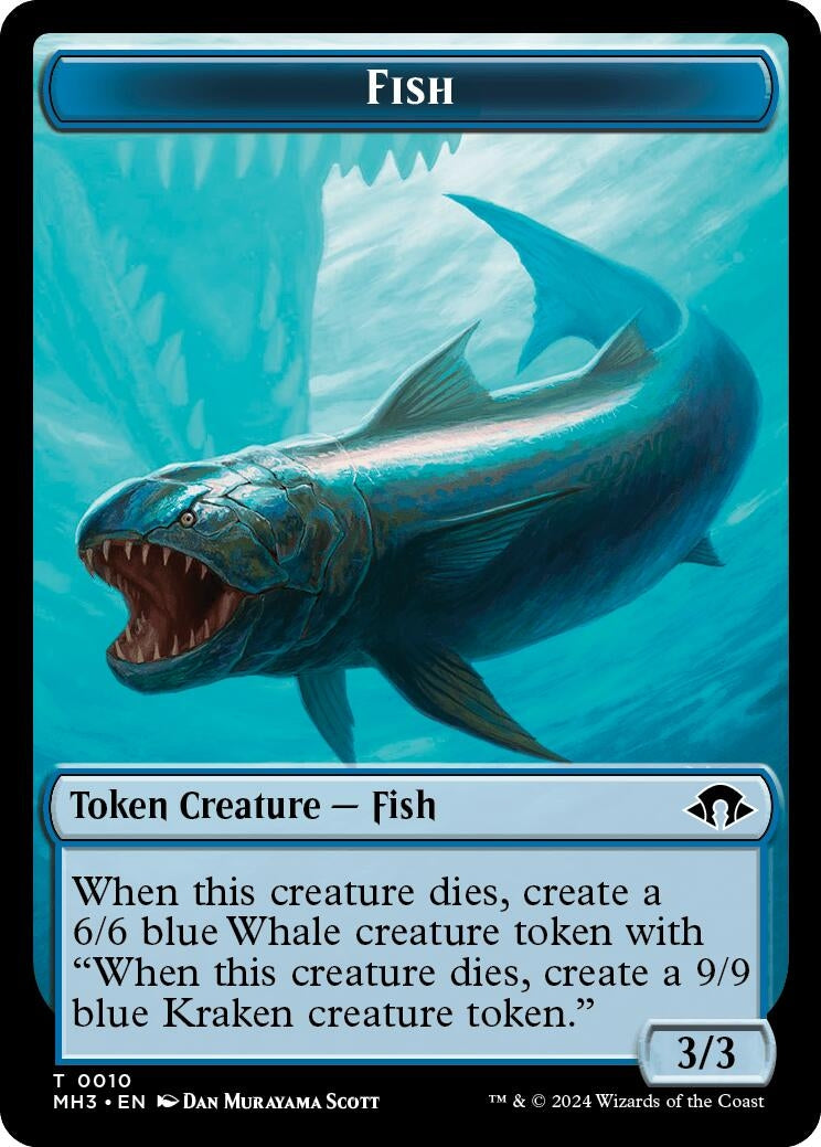 Image for Fish Token (Modern Horizons 3) (10) - Magic: The Gathering