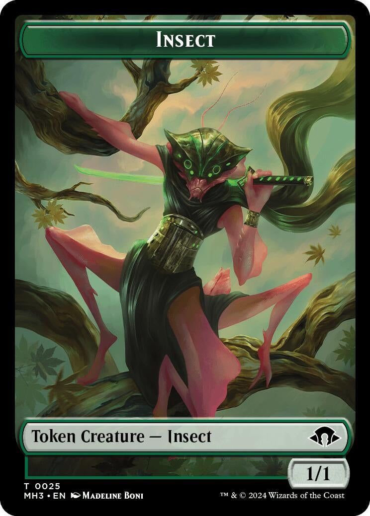 Image for Insect Token (0025) (Modern Horizons 3) (25) - Magic: The Gathering