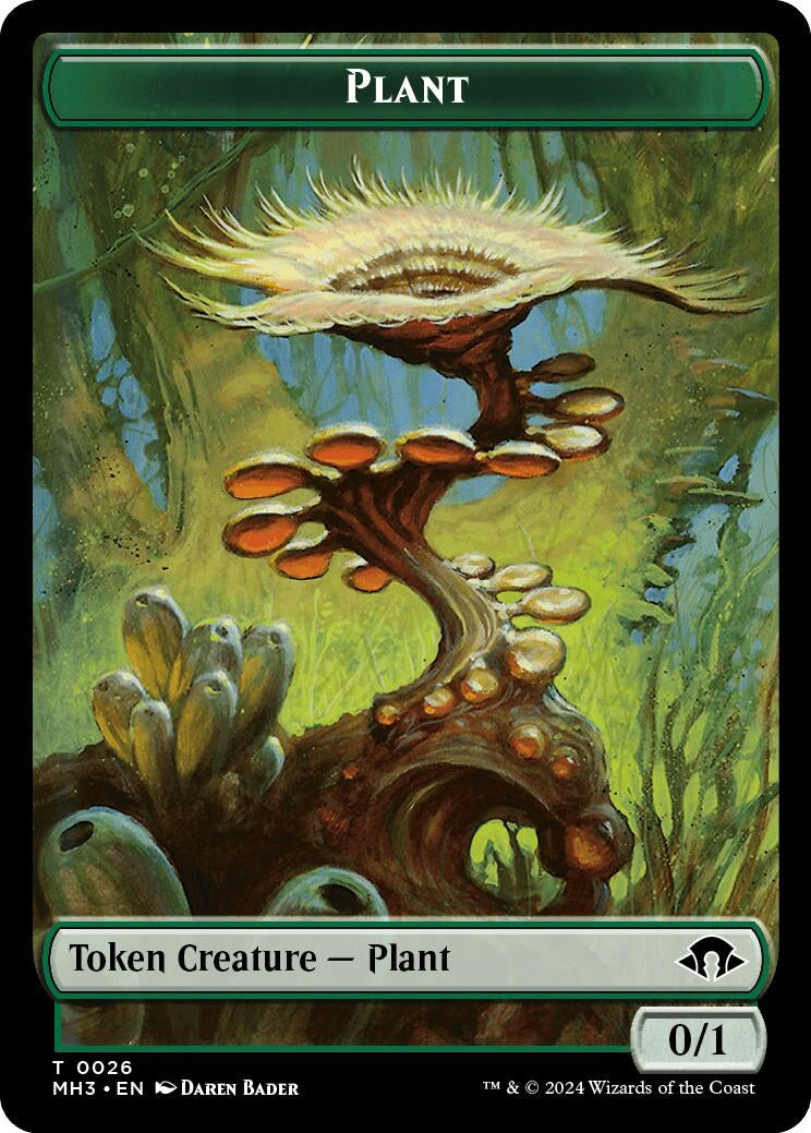 Image for Plant // Energy Reserve Double-Sided Token (Modern Horizons 3) (26 // 36) - Magic: The Gathering
