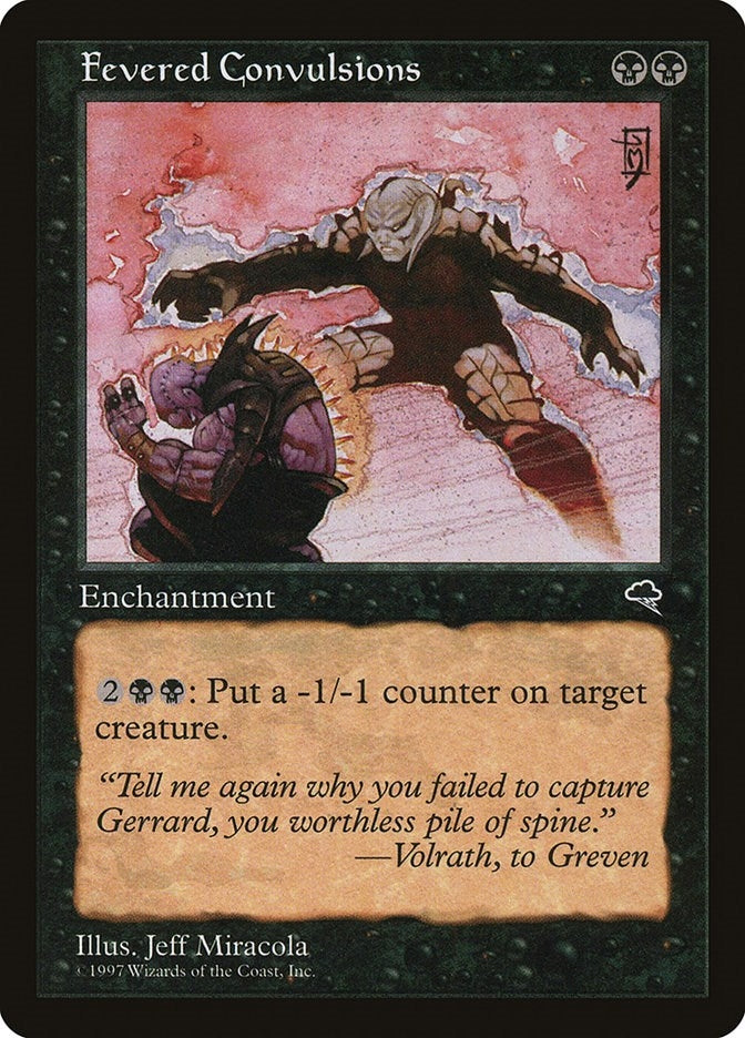 Image for Fevered Convulsions (Tempest) (136) - Magic: The Gathering