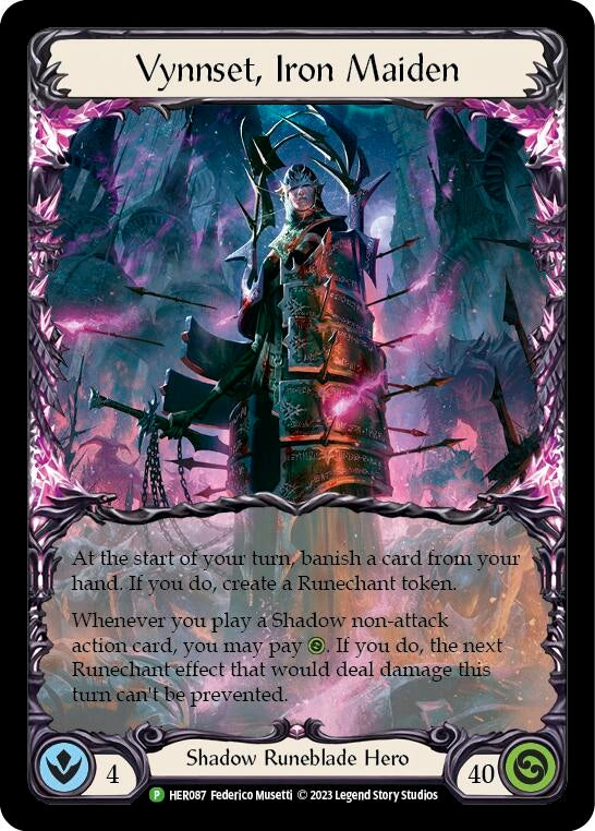 Image for Vynnset, Iron Maiden - HER087 (Flesh and Blood: Promo Cards) (HER087) - Flesh and Blood TCG