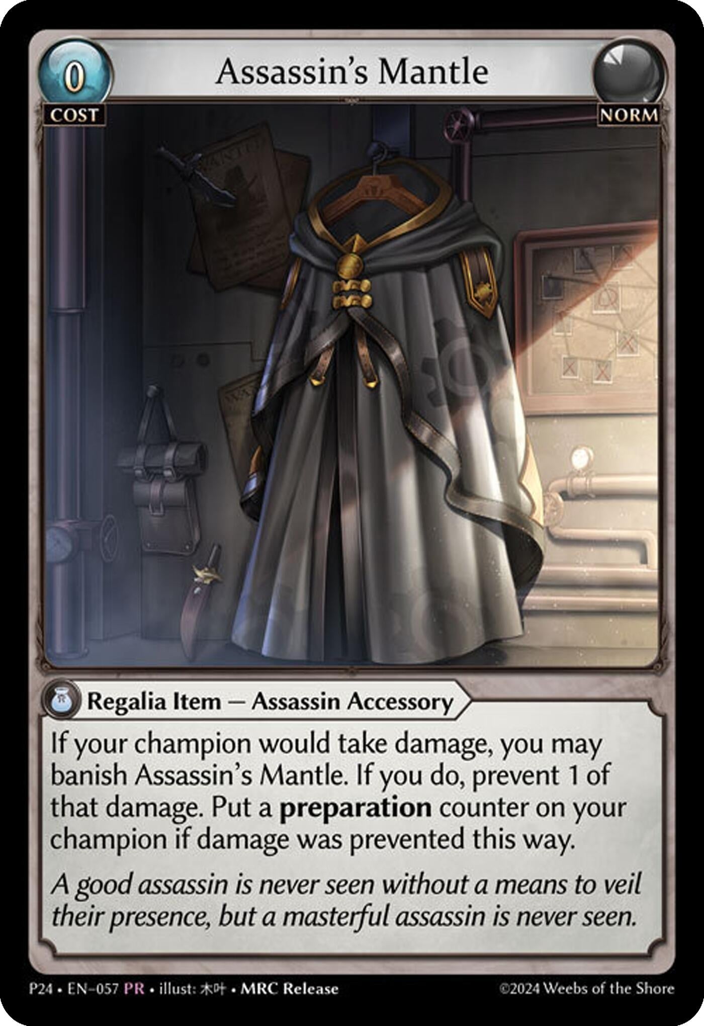 Image for Assassin's Mantle (Promotional Cards) (057) - Grand Archive TCG