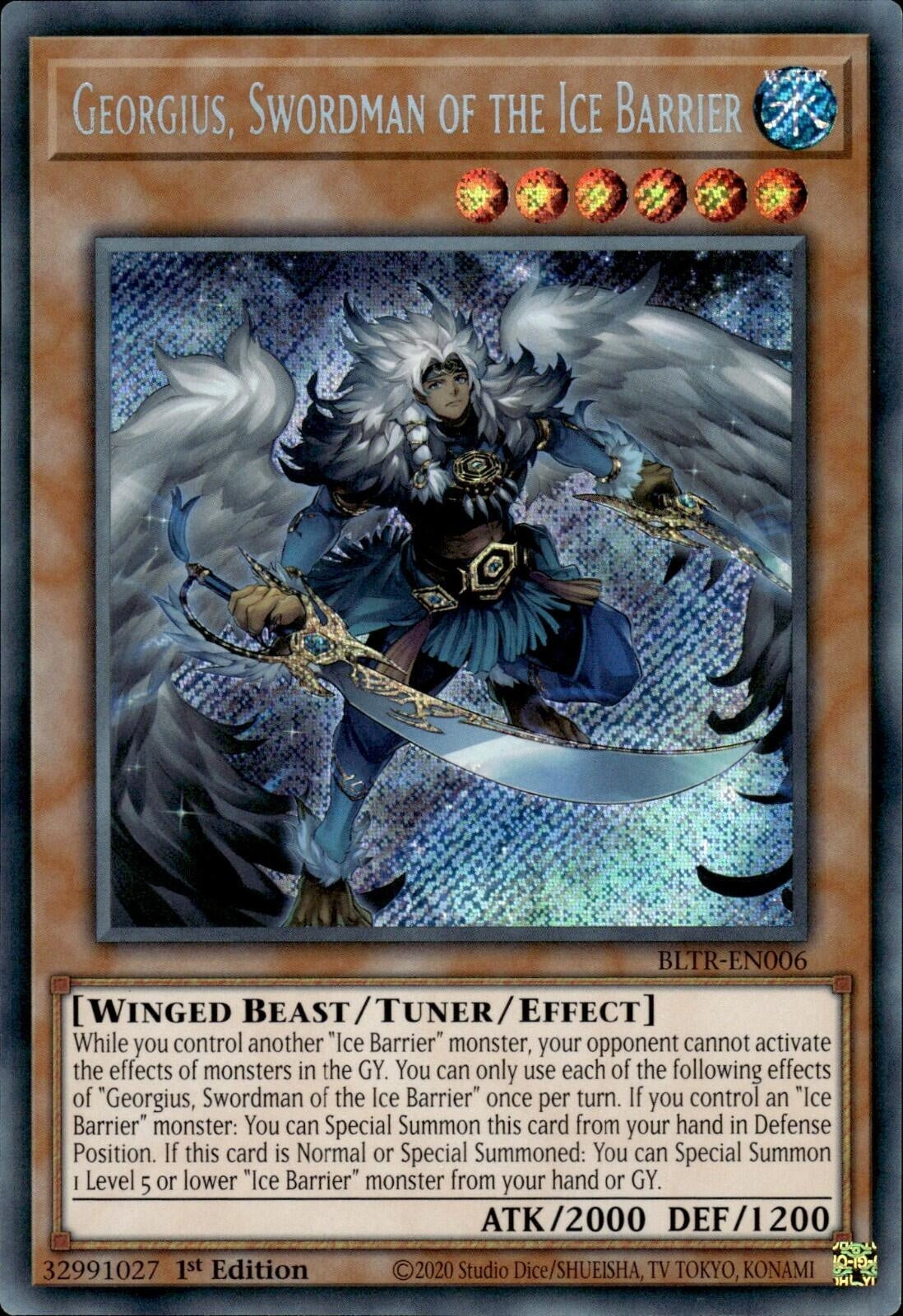 Image for Georgius, Swordman of the Ice Barrier (Battles of Legend: Terminal Revenge) (BLTR-EN006) - YuGiOh
