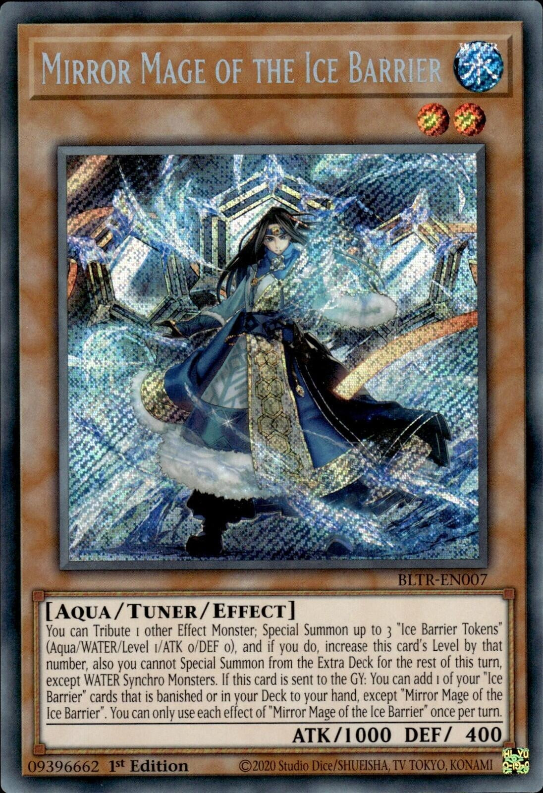 Image for Mirror Mage of the Ice Barrier (Battles of Legend: Terminal Revenge) (BLTR-EN007) - YuGiOh