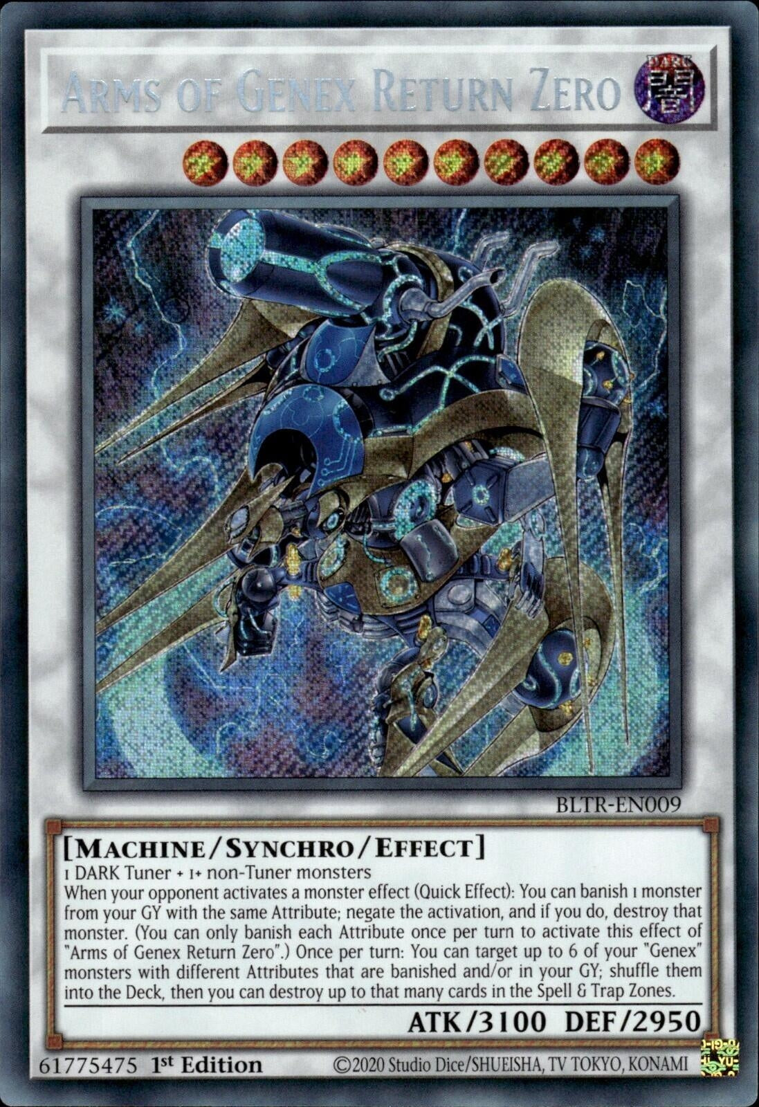 Image for Arms of Genex Return Zero (Battles of Legend: Terminal Revenge) (BLTR-EN009) - YuGiOh