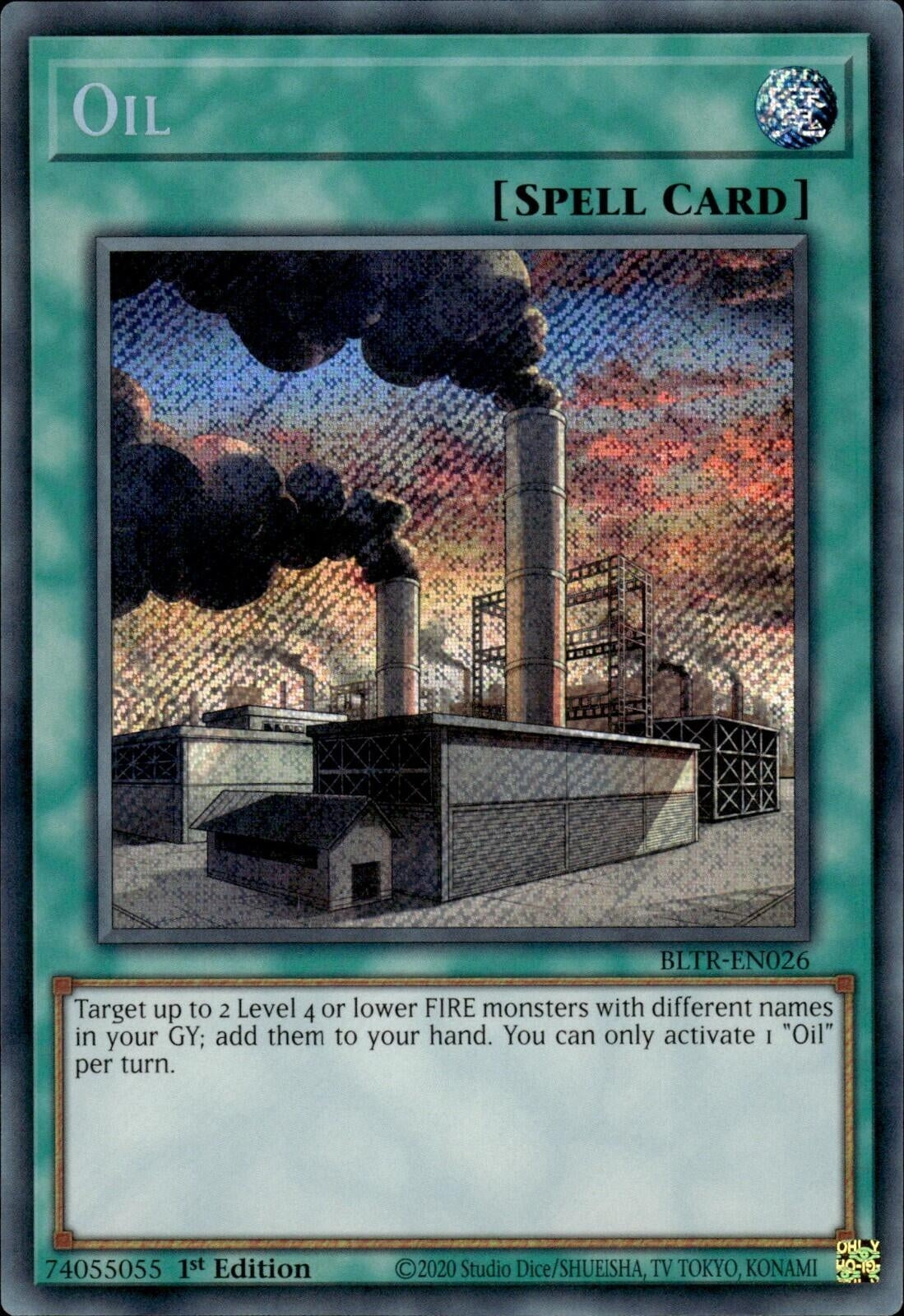 Image for Oil (Battles of Legend: Terminal Revenge) (BLTR-EN026) - YuGiOh
