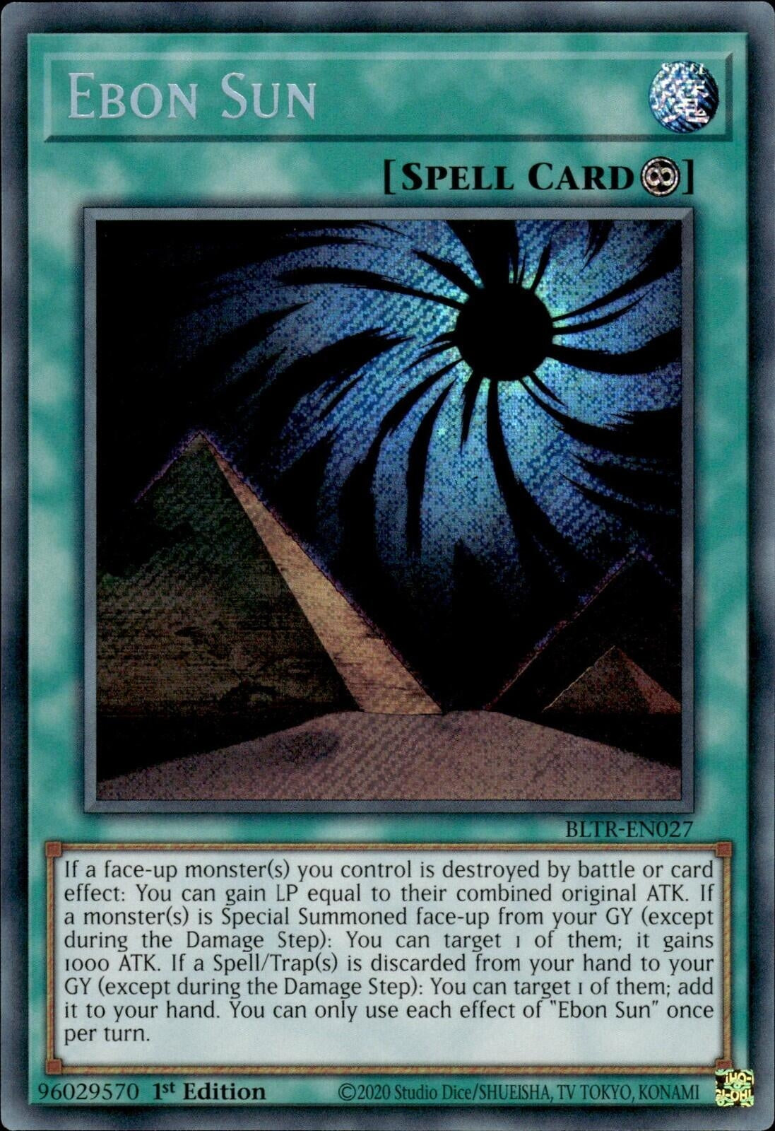 Image for Ebon Sun (Battles of Legend: Terminal Revenge) (BLTR-EN027) - YuGiOh