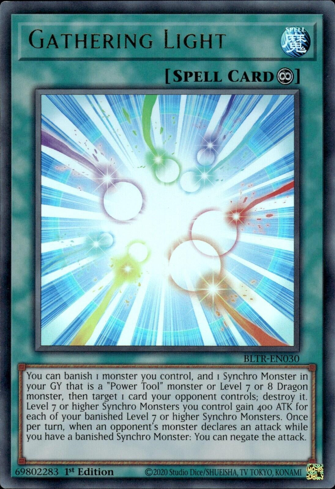 Image for Gathering Light (Battles of Legend: Terminal Revenge) (BLTR-EN030) - YuGiOh
