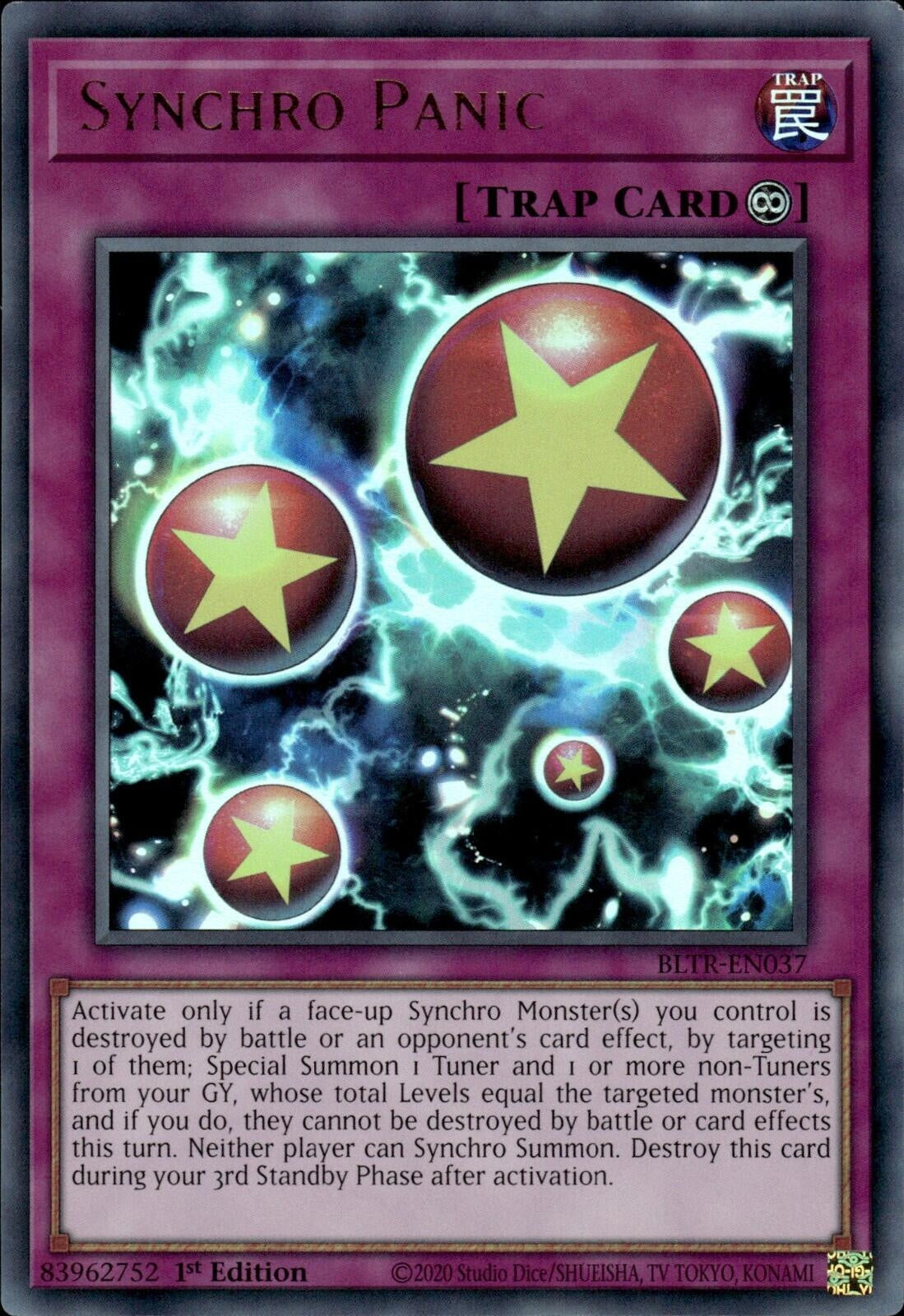 Image for Synchro Panic (Battles of Legend: Terminal Revenge) (BLTR-EN037) - YuGiOh