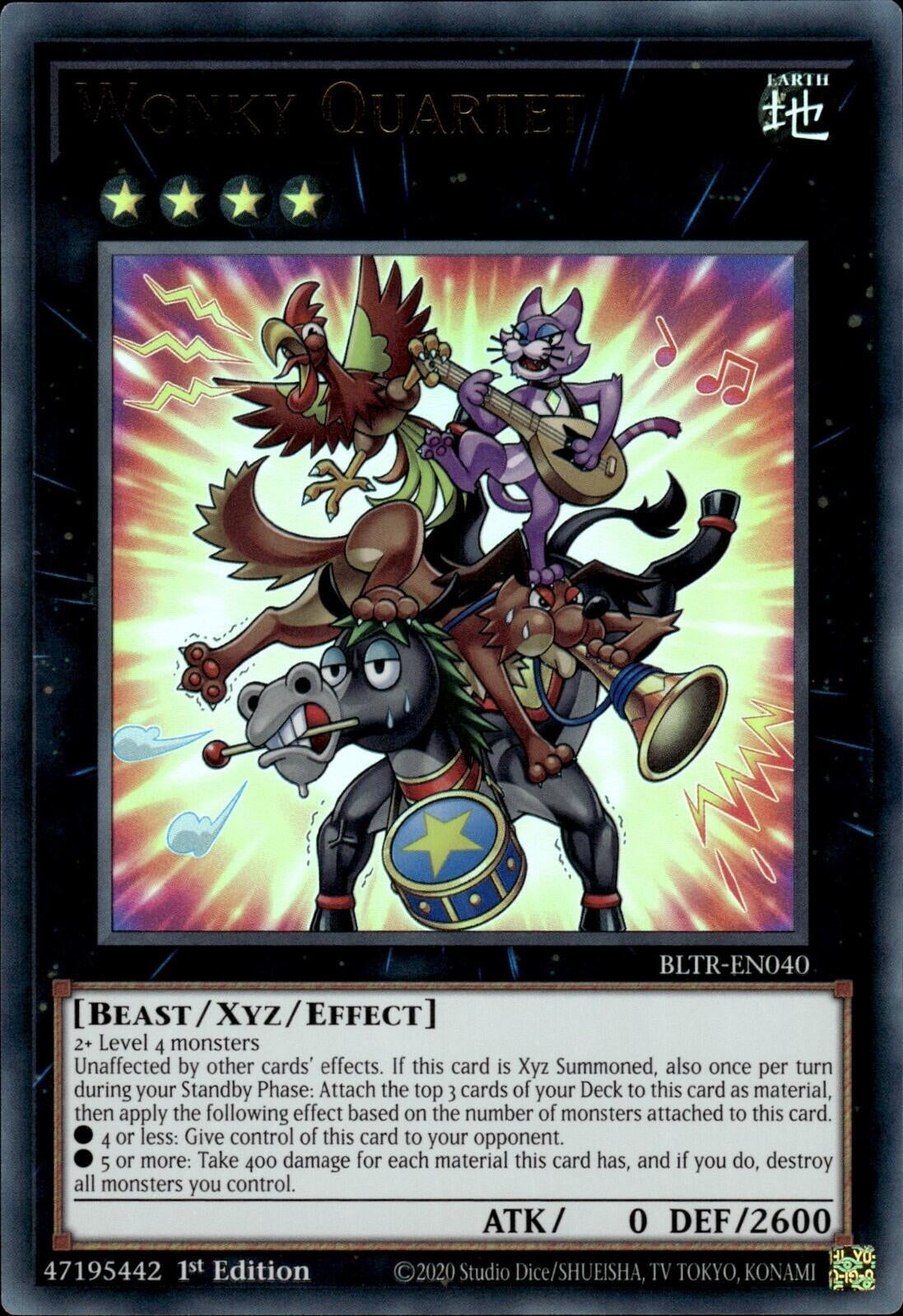 Image for Wonky Quartet (Battles of Legend: Terminal Revenge) (BLTR-EN040) - YuGiOh