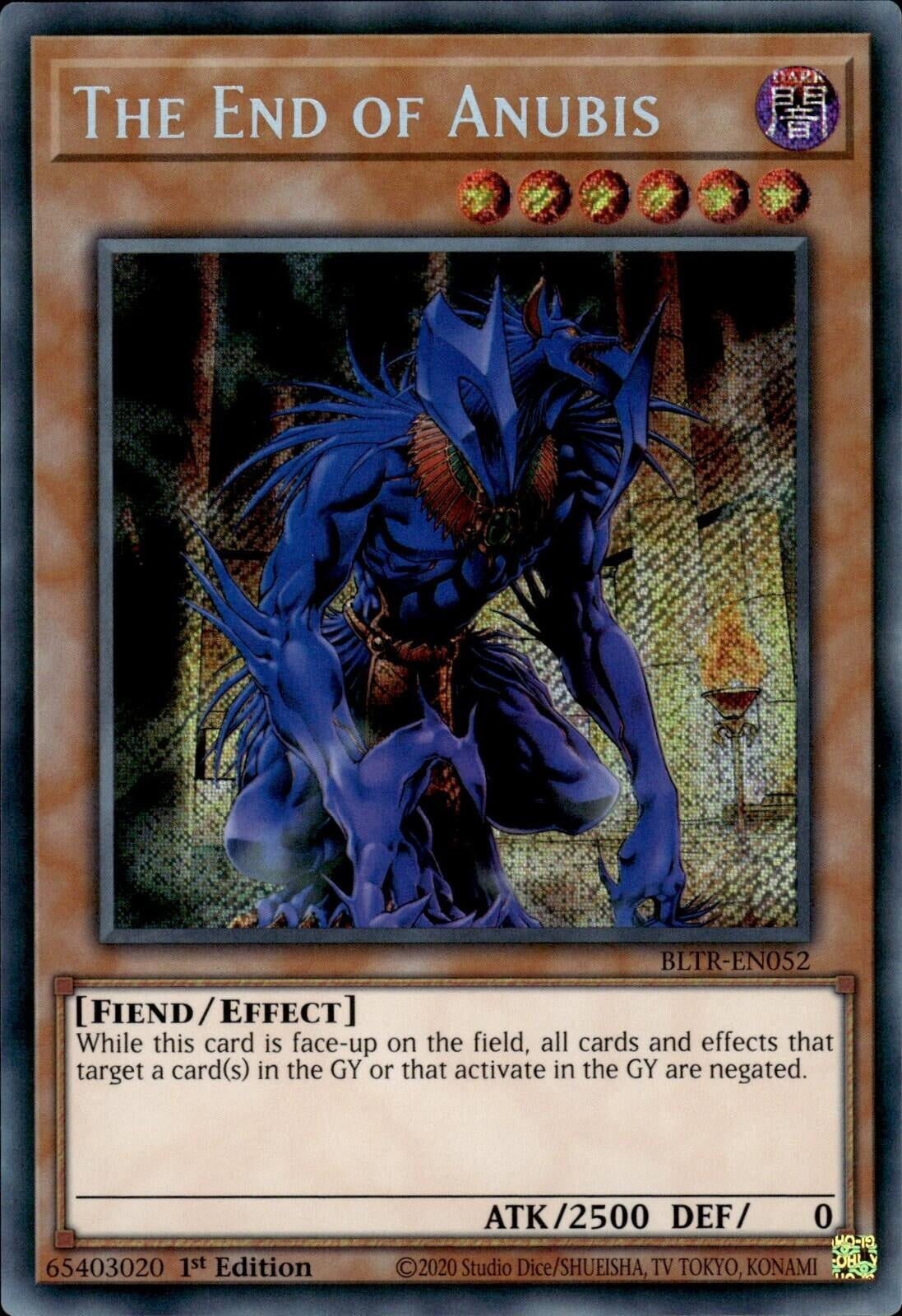 Image for The End of Anubis (Battles of Legend: Terminal Revenge) (BLTR-EN052) - YuGiOh