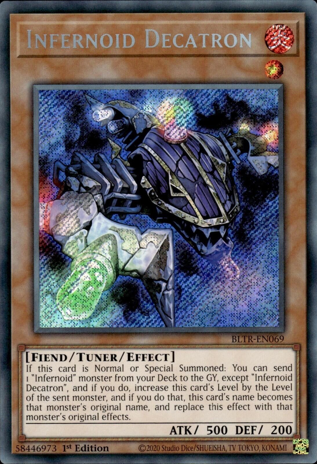 Image for Infernoid Decatron (Battles of Legend: Terminal Revenge) (BLTR-EN069) - YuGiOh