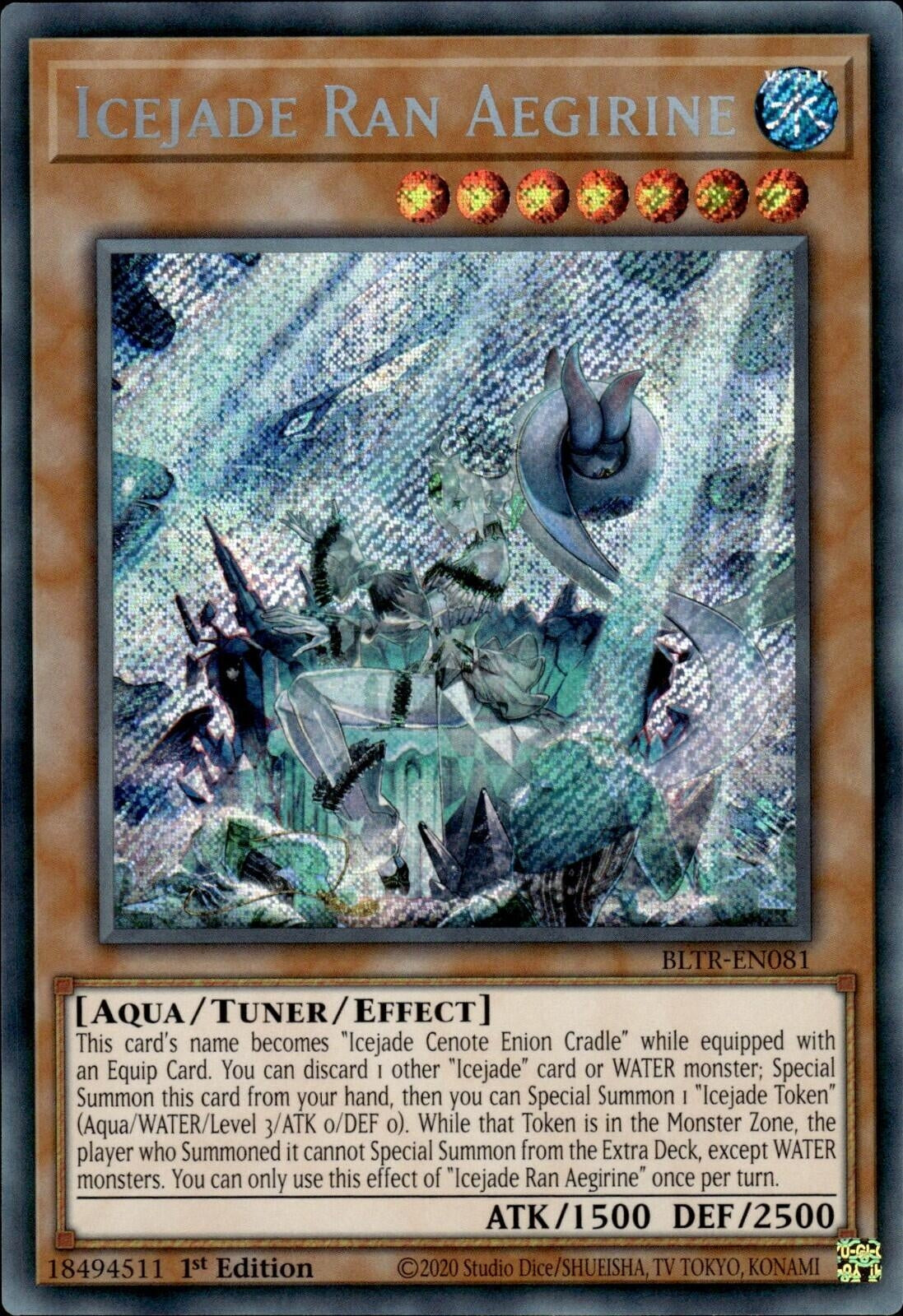 Image for Icejade Ran Aegirine (Battles of Legend: Terminal Revenge) (BLTR-EN081) - YuGiOh