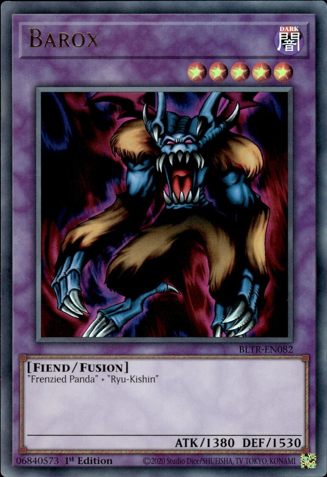 Image for Barox (Battles of Legend: Terminal Revenge) (BLTR-EN082) - YuGiOh